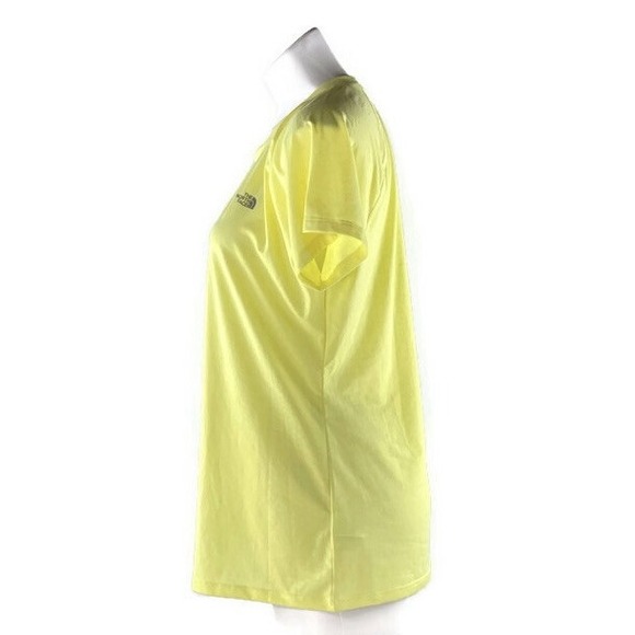 The North Face Vaporwick Tshirt Short Sleeve Lightweight Yellow Womens XL New - Picture 5 of 10